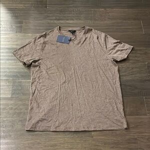 Thomas Parker Pima Cotton V Neck T Shirt brown new Mens Size XL